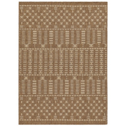 Yard Seagrove Natural Jute Effect Indoor and Outdoor Rug 120 x 120cm - thumbnail 1
