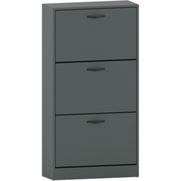 Vida Designs Green 3 Drawer Shoe Cabinet - thumbnail 2