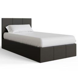 GFW Single Grey Side Lift Ottoman Bed - thumbnail 3