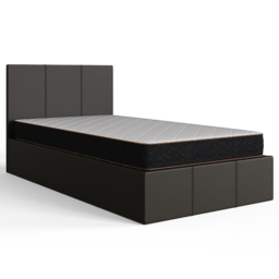 GFW Single Grey Side Lift Ottoman Bed - thumbnail 2