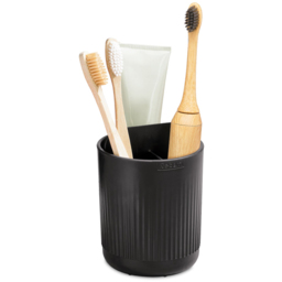ReBorn Recycled Plastic Dark Grey Toothbrush Holder - thumbnail 3