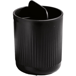 ReBorn Recycled Plastic Dark Grey Toothbrush Holder