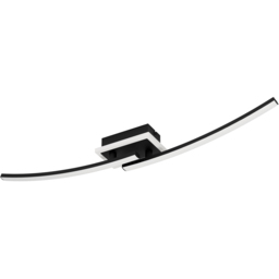 EGLO Lungolago Black Steel Minimalist Ceiling Light
