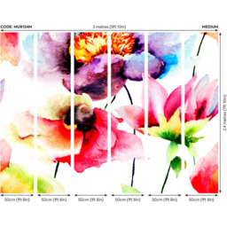 Origin Murals Botanical Fleur Floral Blooms Wall Mural - thumbnail 3