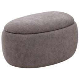 Fort Greene Stone Storage Ottoman 65cm - thumbnail 2