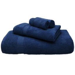 Mayfair Egyptian Cotton Navy Bath Sheet Set of 2 - thumbnail 1