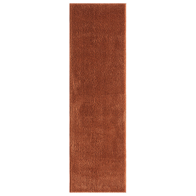 Desire Rugs Comfy Low Pile Terracotta Rug 60 x 200cm - image 1