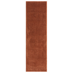 Desire Rugs Comfy Low Pile Terracotta Rug 60 x 200cm - thumbnail 1