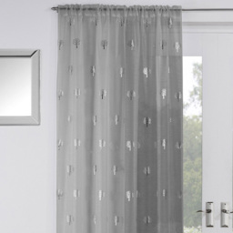 Silver Birch Panel Voile Curtain 140 x 229cm - thumbnail 3
