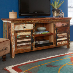 Brooklyn Camea 2 Door 2 Drawer 2 Shelf TV Credenza
