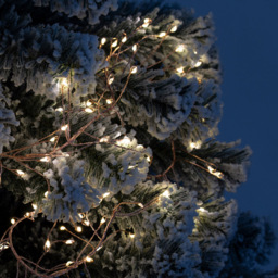 The Christmas Workshop 680 LED Rose Gold Cluster String Light Warm White 5.6m - thumbnail 1