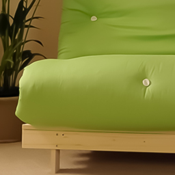 Brooklyn Single Sleeper Lime Futon Base and Mattress - thumbnail 2