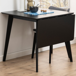 Florence Roxby 80 to 120cm Extending Dining Table Black