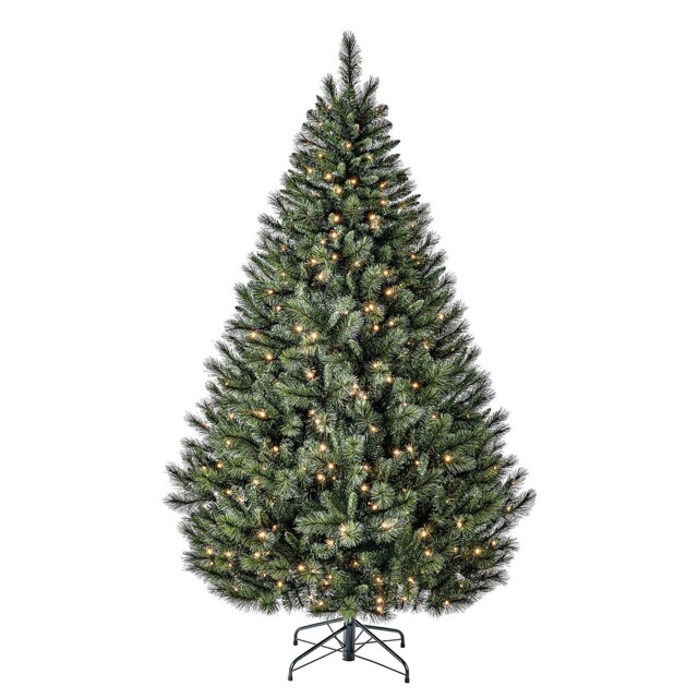 7ft Vermont Pine Pre-lit Artificial Christmas Tree