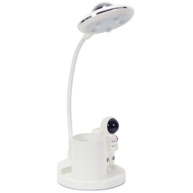 ValueLights Tom Matte White Multicolour LED Table Lamp - image 1