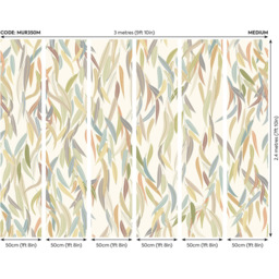 Origin Murals Willow Trees Multicolour Wall Mural - thumbnail 3