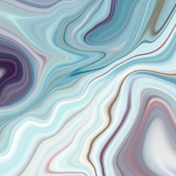 Origin Murals Marbled Ink Blue Wall Mural - thumbnail 2