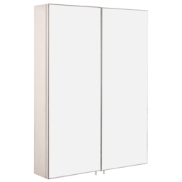 Bathstore Kensington Silver 2 Door Mirror Bathroom Cabinet - thumbnail 2