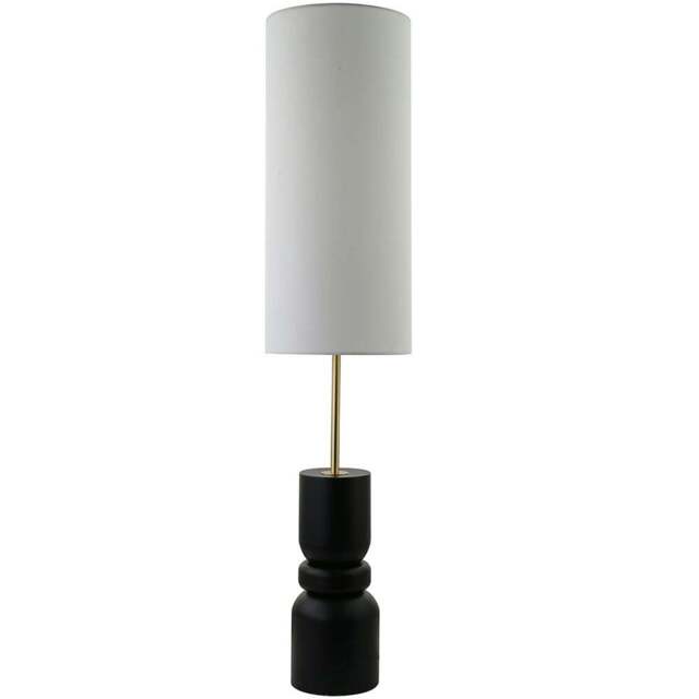 Ramona Black and Gold Floor Lamp - image 1