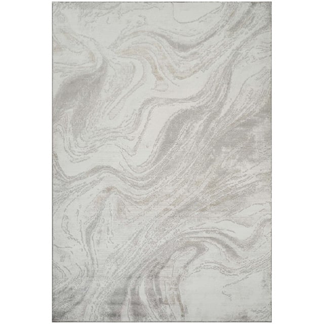 Desire Rugs Perla Grey Modern Abstract Action Resin Design Rug 200 x 290cm - image 1