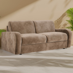 Jay-Be Deco 3 Seater Luxe Velvet Cedar Sofa Bed with e-Sprung Mattress