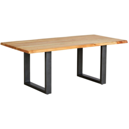 Home Source Live Edge Acacia Top Coffee Table - thumbnail 2