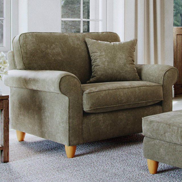 Sinatra Glory Winter Moss Snuggle Chair - image 1