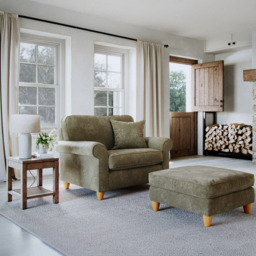 Sinatra Glory Winter Moss Snuggle Chair - thumbnail 3