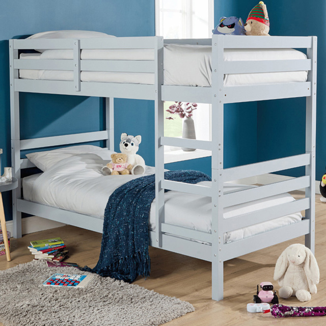 Home Source Grey Single Bunk Bed - image 1