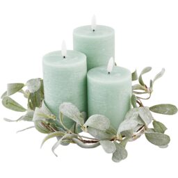 Eucalyptus LED Candle with Remote 3 Pack
