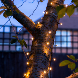GardenKraft 50 Bulbs Warm White LED Solar String Light