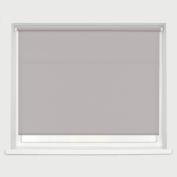 Caecus Straight Edge Roller Blind Light Grey 120cm