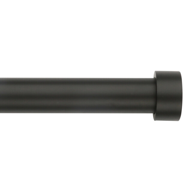 Stockholm 170 to 300 Extendable Black Curtain Pole