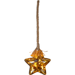 Xmas Haus 10 Warm White LED Star Rope Light 53cm - thumbnail 2
