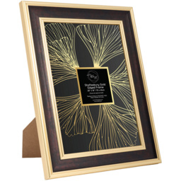 Shaftesbury Gold Edged Frame Black 20 x 16inch
