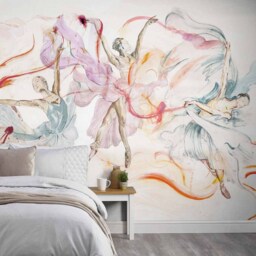 Grandeco Dancers 7 Lane Wall Mural - thumbnail 1