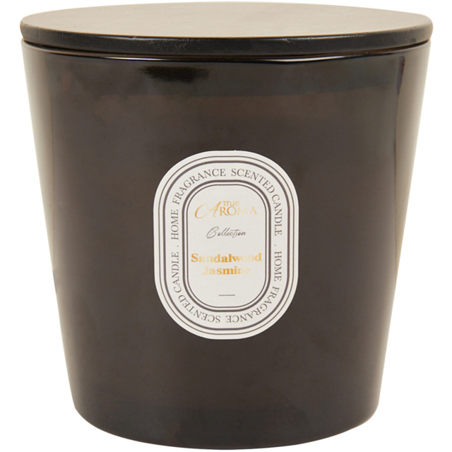 Modern 3 Wick Scented Candle Sandalwood and Jasmine - image 1