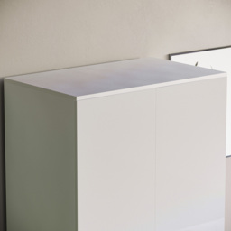 Vida Designs Hulio 2 Door White Wardrobe - thumbnail 4