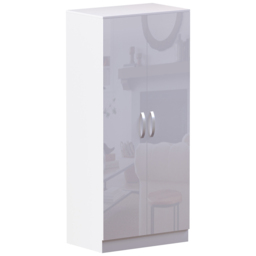 Vida Designs Hulio 2 Door White Wardrobe - thumbnail 3