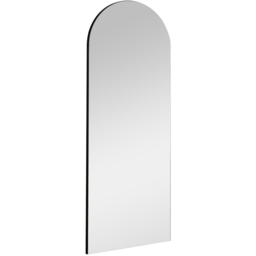 Yearn Black Arched Full Length Wall Mirror 150 x 60cm - thumbnail 1