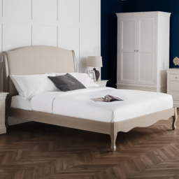 Julian Bowen Camille King Size Lime Oak Bed