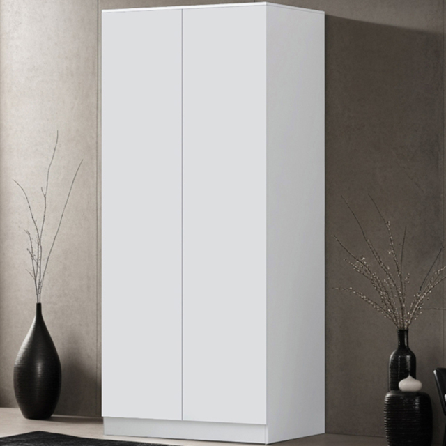 FWStyle Stora 2 Door Matt White Wardrobe - image 1