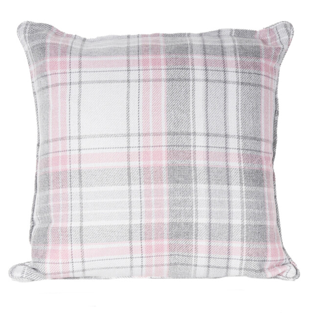 Divante Hatfield Check Blush Cushion