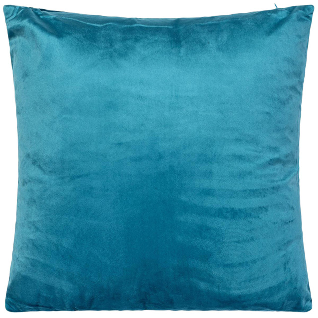 Alan Symonds Plain Velvet Teal Cushion with Polyester Filled Pad 45 x 45cm 4 Pack