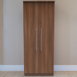 Crowndale Sherwood Noche Walnut 2 Door Wardrobe