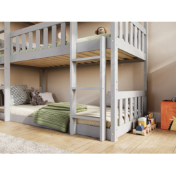 Flair Bea Grey Triple High Wooden Bunk Bed - thumbnail 3