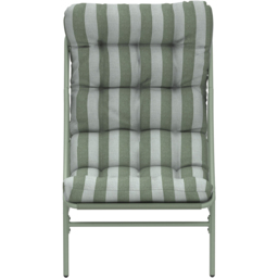 Charles Bentley Porto Green 2 Seater Stripe Olefin Fabric Garden Bistro Set - thumbnail 4