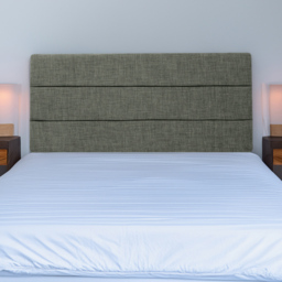 Bedmaster Milan King Size Charcoal Linen Lined Headboard