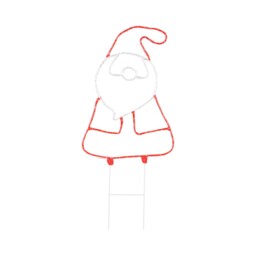 Single Acrylic Christmas Stake Light in Assorted styles - thumbnail 1
