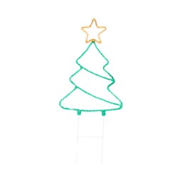 Single Acrylic Christmas Stake Light in Assorted styles - thumbnail 4
